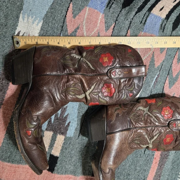 Dan Post Blue Bird Womens Cowboy Boots Size 8. Great Condition! - Picture 10 of 13